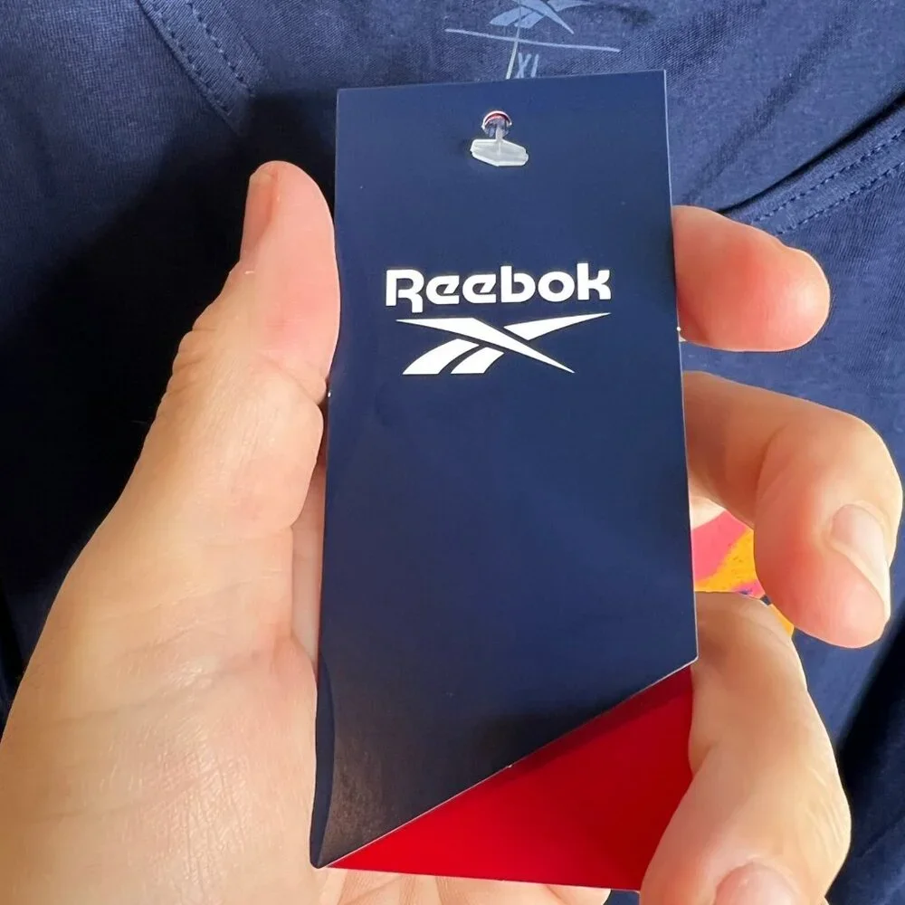 Reebok Men's Graphic Tank - Navy Size 2XL